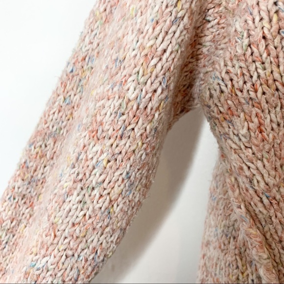 Ann Taylor LOFT Pastel Pink Marled Knit Sweater XS - Picture 6 of 7